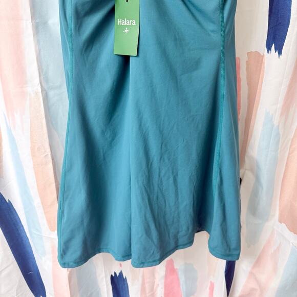 Halara SoftlyZero Plush Backless Active Dress-Easy Peezy Edition Quetzal Green - Picture 13 of 16